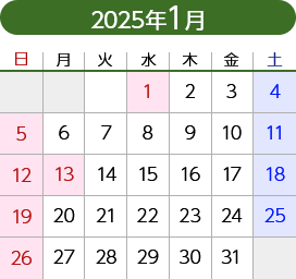 2025年1月