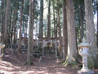 王居峠神社社叢