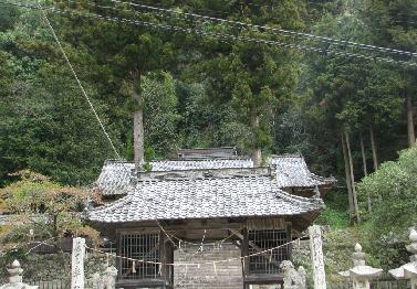 領家八幡神社の社叢 領家八幡神社の社叢