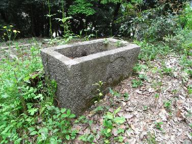 宝山神社の御手洗鉢 宝山神社の御手洗鉢