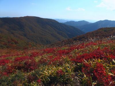 比婆いざなみ街道沿線の美しい山なみ